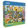 Gibsons Fairy Garden 500 Extra Large Piece jigsaw puzzle in blue retail box