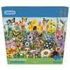 Gibsons Fairy Garden 500 Extra Large Piece jigsaw puzzle in blue retail box front view