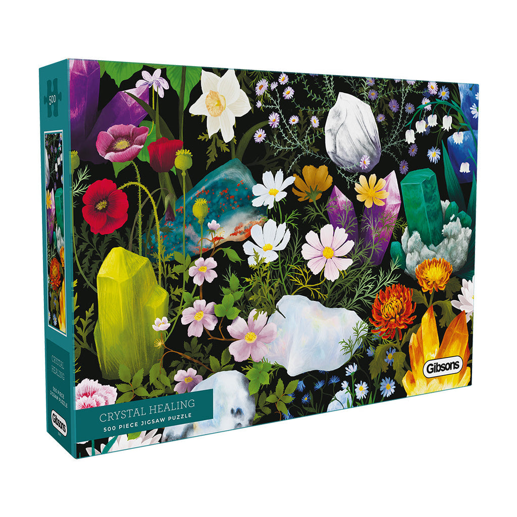 Crystal Healing 500 Piece Jigsaw Puzzle by Gibsons in special retail box