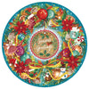 Gibsons Seasons Greetings 500 Circular Christmas Jigsaw Puzzle the Poster