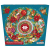 Gibsons Seasons Greetings 500 Circular Christmas Jigsaw Puzzle in Special retail box front view