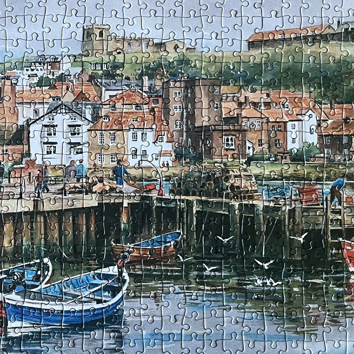 Gibsons Whitby Harbour 636 piece panoramic jigsaw puzzle for adults