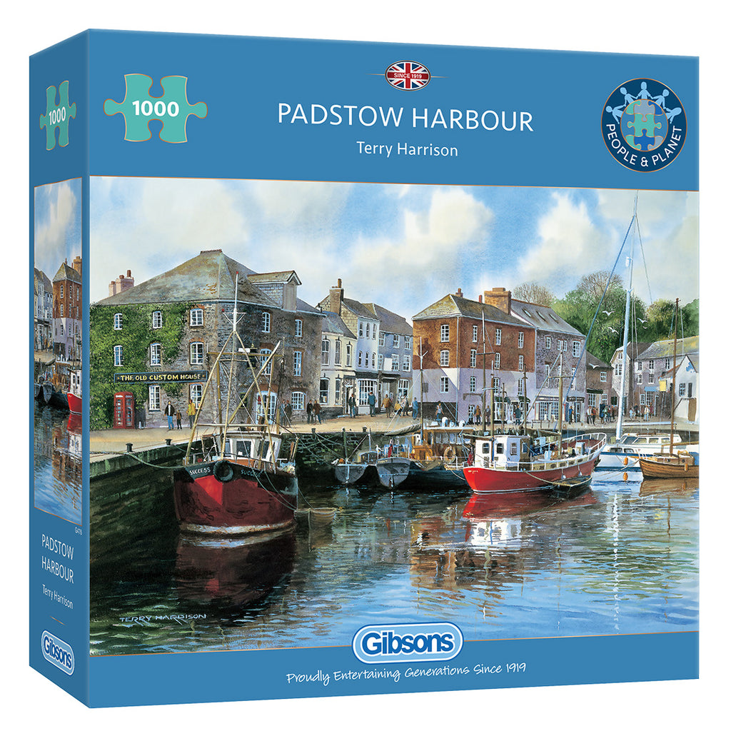 Padstow Harbour 1000 piece jigsaw puzzle