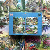 Flora & Fauna 4 x 500 Piece Jigsw Puzzle Gibsons