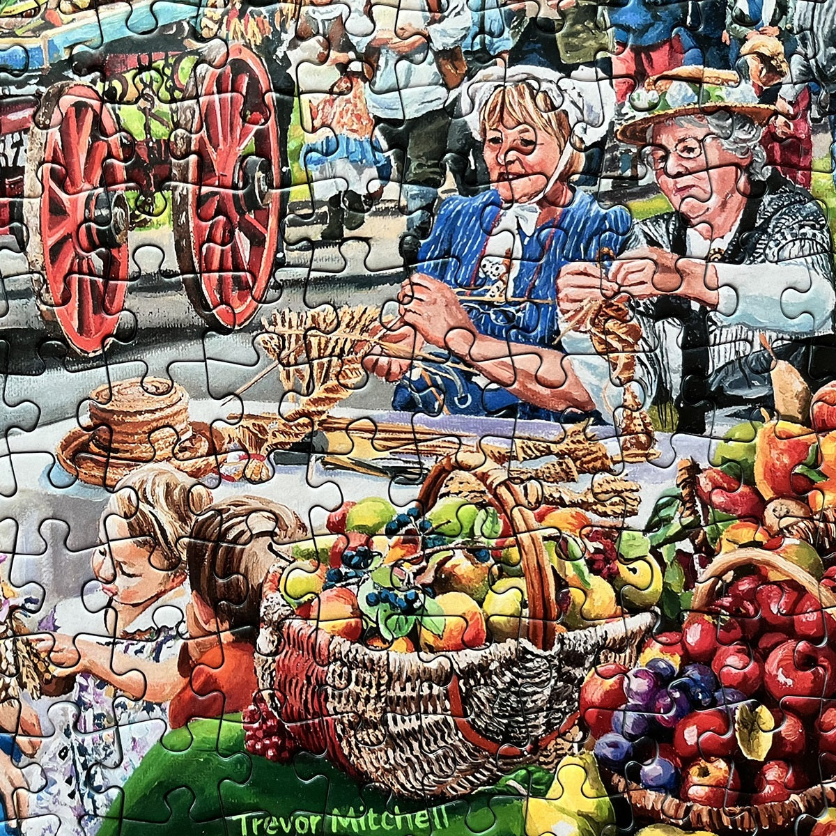 Village Celebrations (four in a box) 500 piece jigsaw puzzle from 