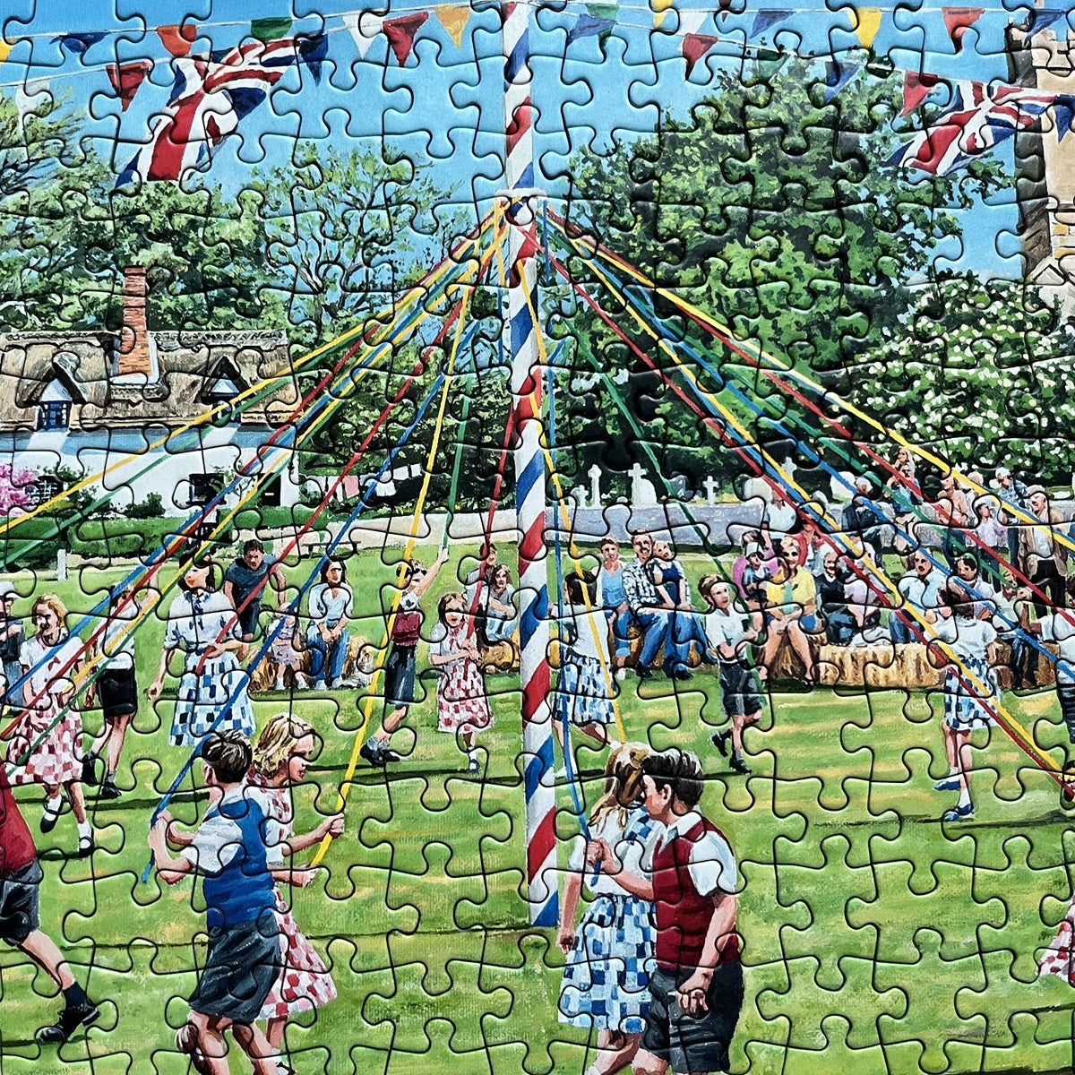 Village Celebrations (four in a box) 500 piece jigsaw puzzle from 