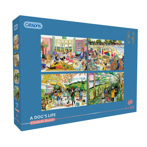 12 Pezzi Gibsons - Collection Piecing Together - Chiens - 24 Pièces XXL | La Jouetterie Puzzle Gibsons At The Seaside