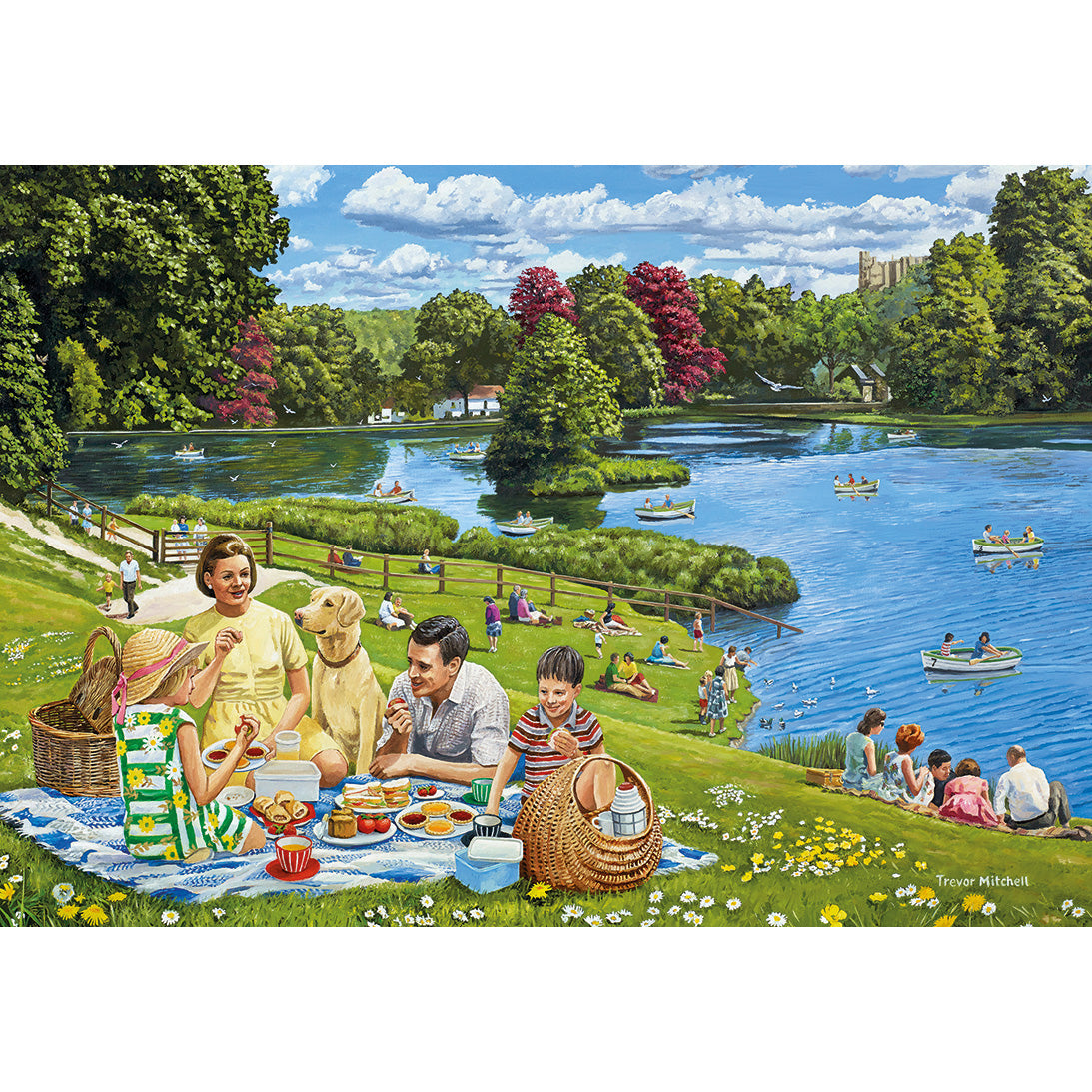 Day Trip to Arundel 4 x 500 jigsaw puzzle