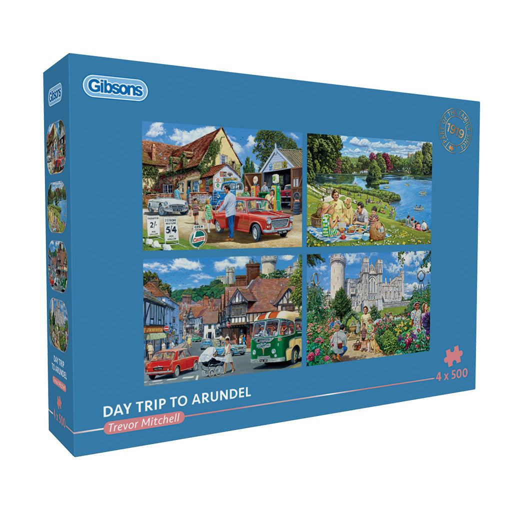 Day Trip to Arundel 4 x 500 jigsaw puzzle