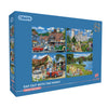 Day out with the Family 4 x 500 Multi Box Jigsaw Puzzle