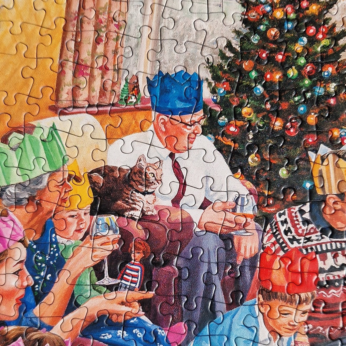 Magic of Christmas 4 x 500 Piece Puzzle Multibox Gibsons