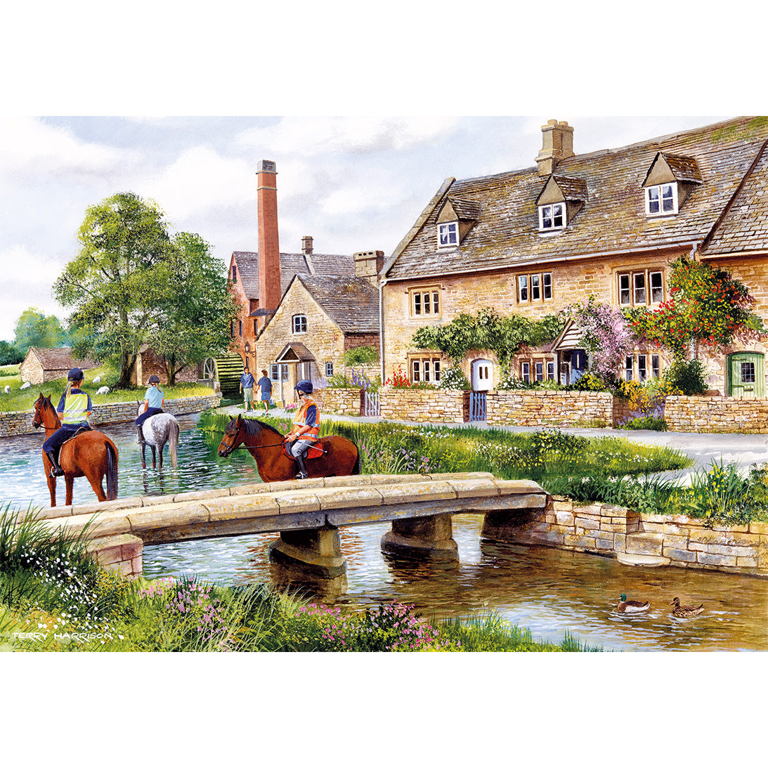 Terry's Waterways 4x 500 Piece Jigsaw Puzzle by Gibsons  - Poster 1