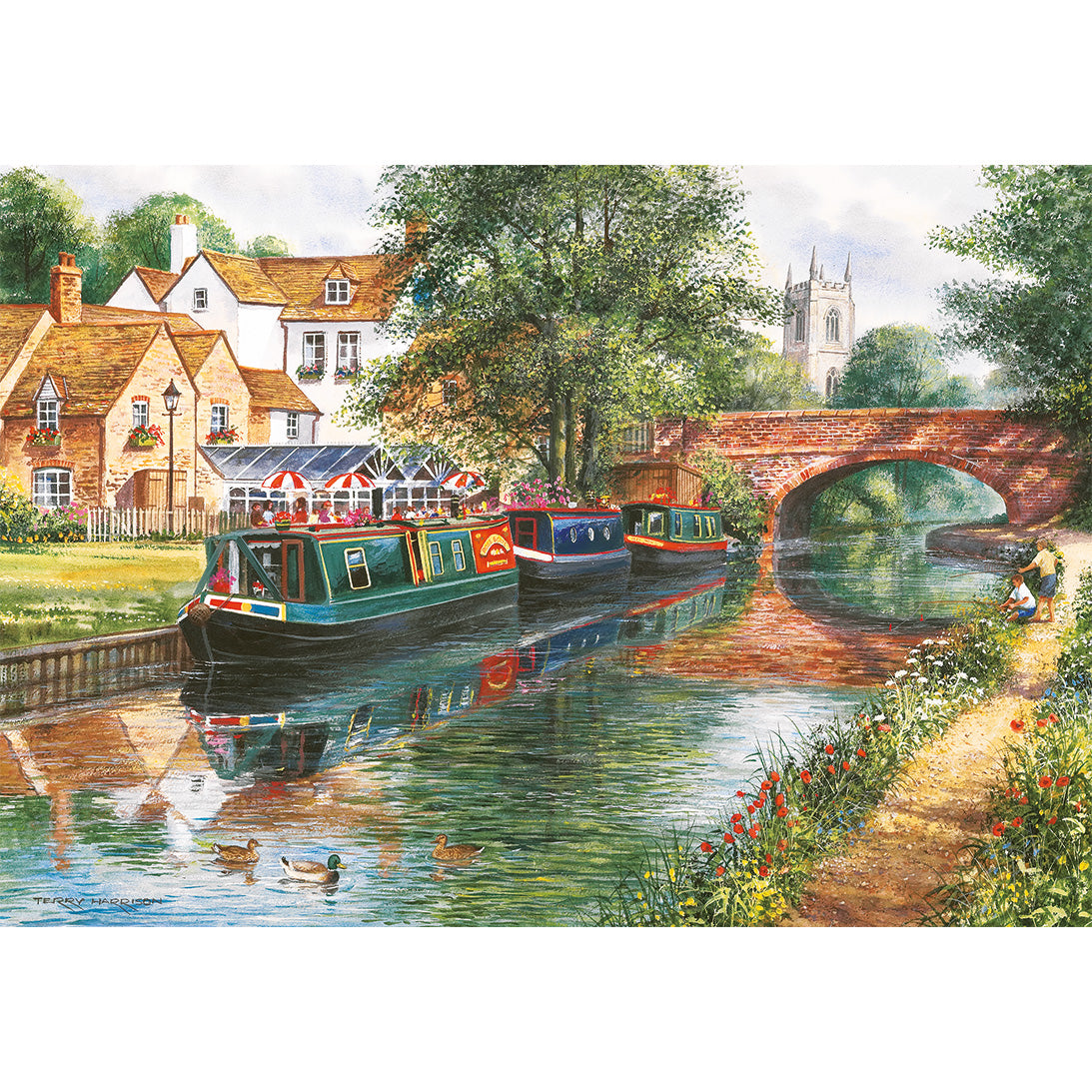 Terry's Waterways 4x 500 Piece Jigsaw Puzzle by Gibsons  - Poster 3