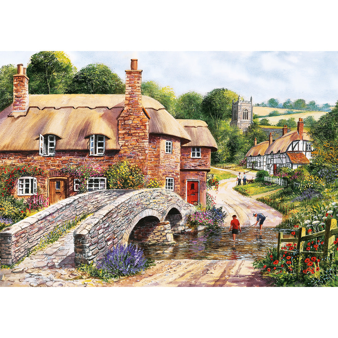 Terry's Waterways 4x 500 Piece Jigsaw Puzzle by Gibsons  - Poster 2