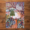Gibsons Frosty Fauna 3x500 Gift Set Perfect Jigsaw Puzzles made up on wooden table
