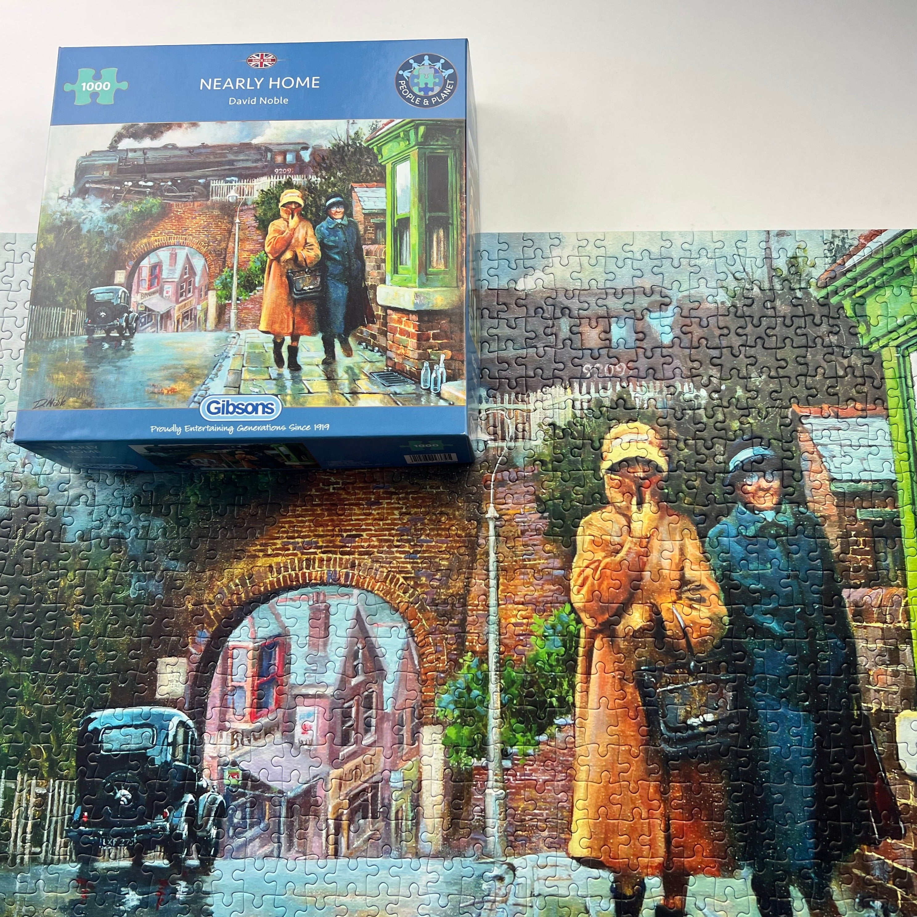 Nearly home 1000 piece jigsaw puzzle by gibsons games