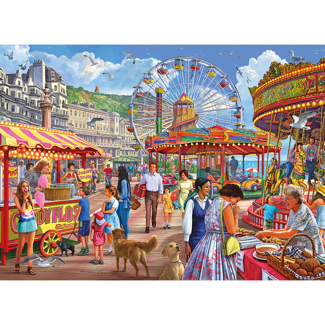 Hastings Promenade 1000 piece jigsaw puzzle