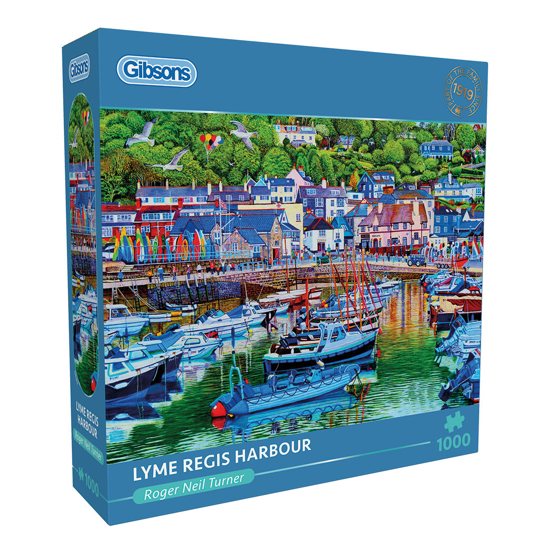 Lyme Regis Harbour 1000 piece jigsaw puzzle