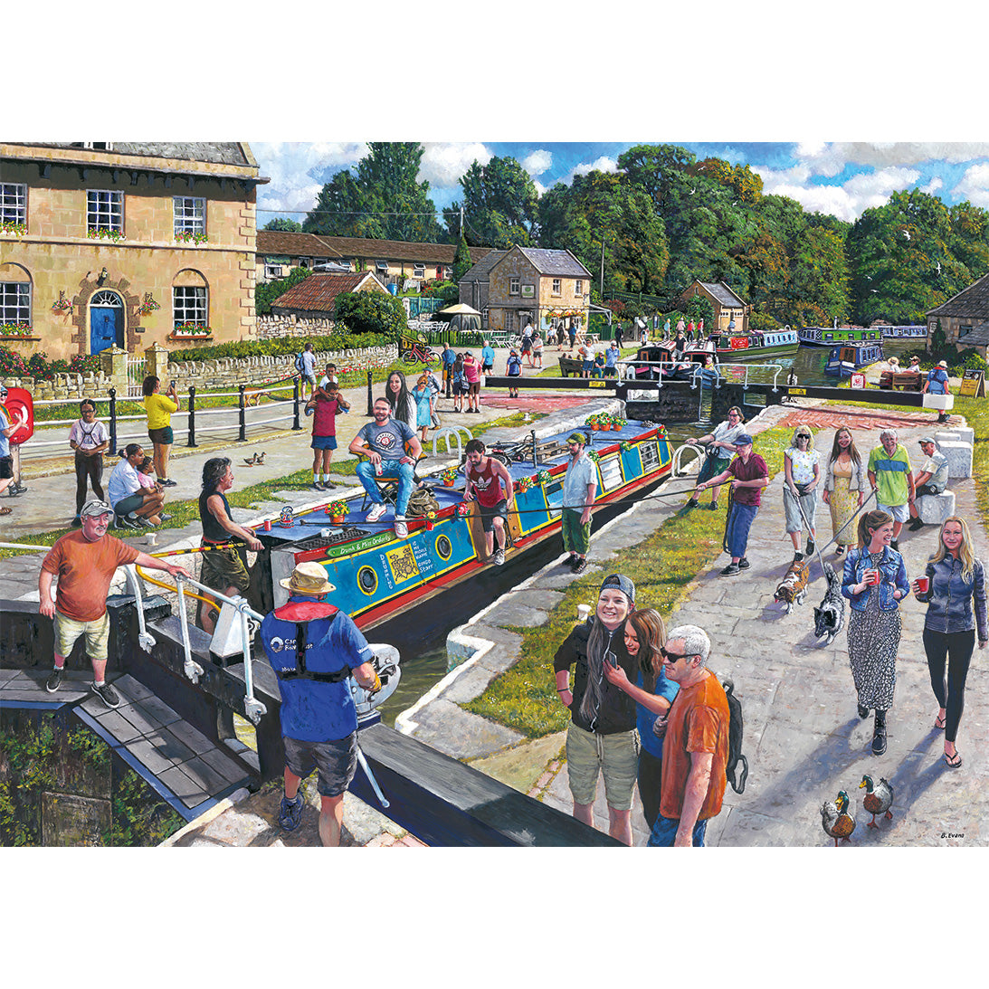 Wiltshire Waterways 1000 piece jigsaw puzzle