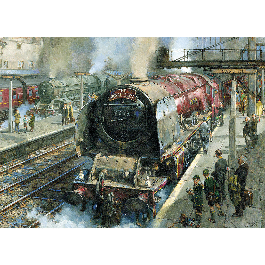 Spotters at Carlisle 1000 piece jigsaw puzzle