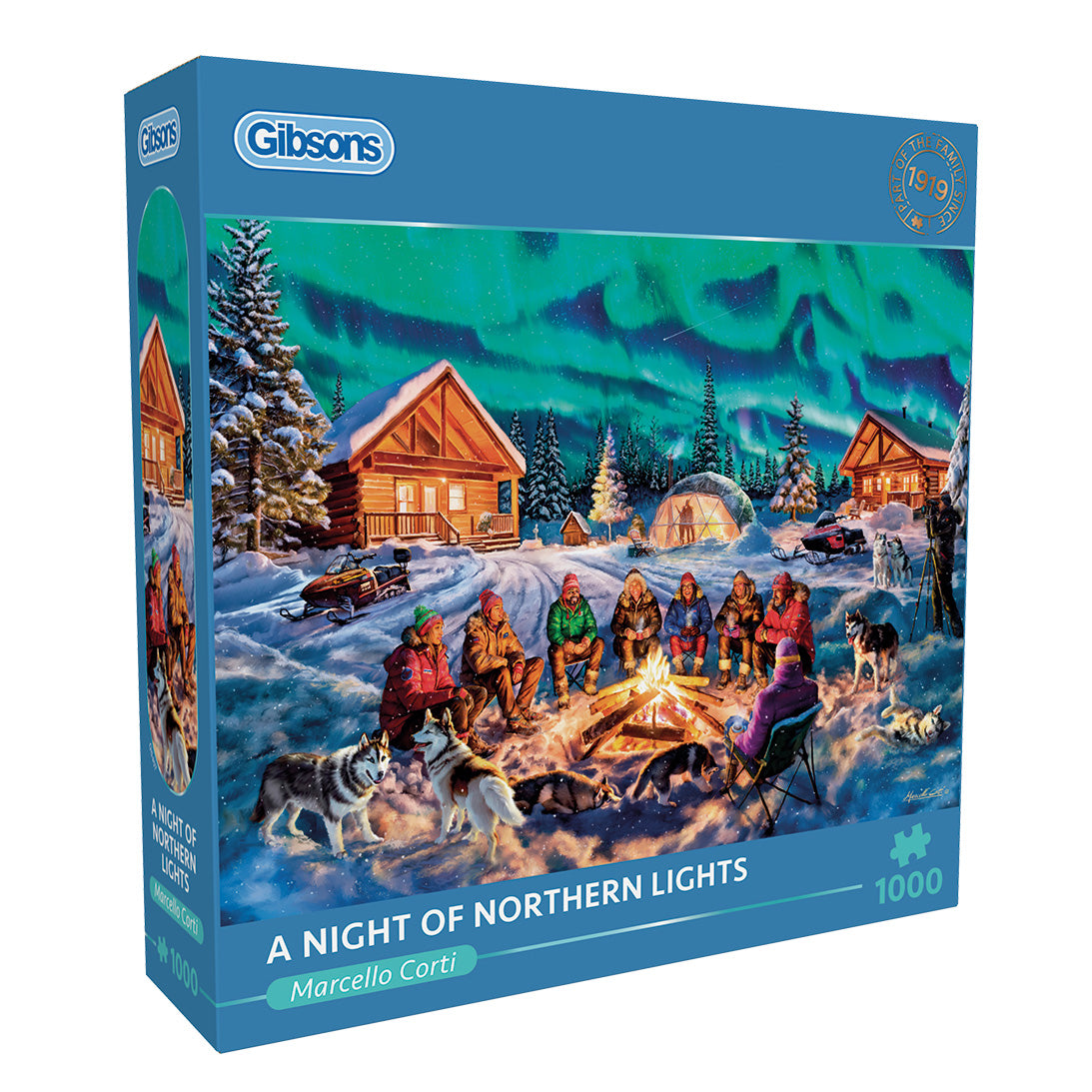 A night of northern lights 1000 piece puzzles