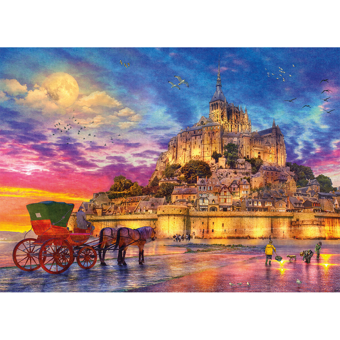 Mont Saint Michel 1000 piece puzzle