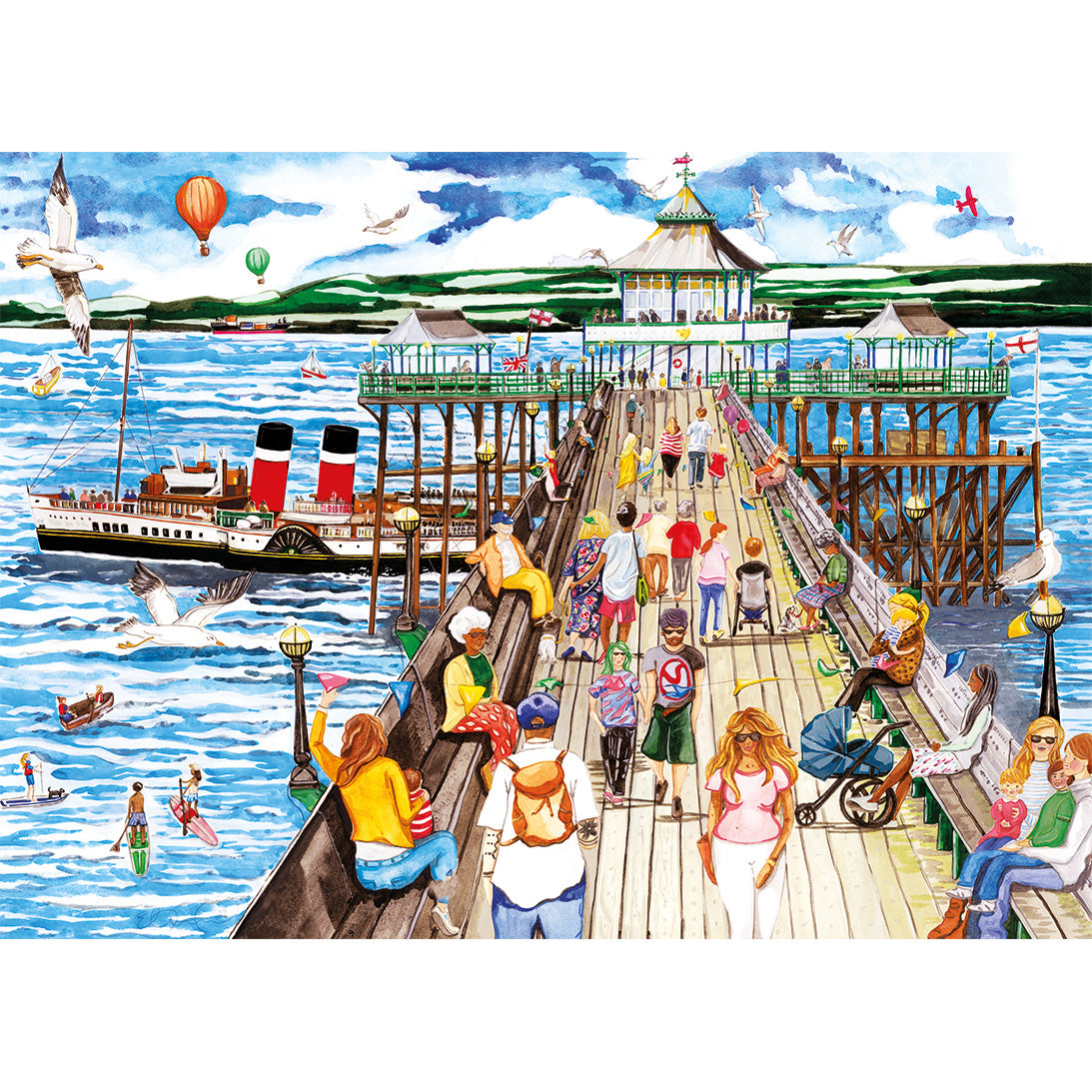 Clevedon Pier 1000 Piece Jigsaw Puzzle