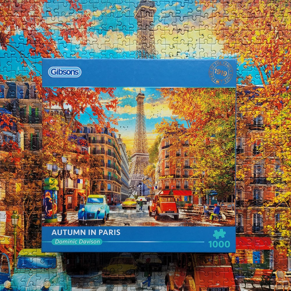 Autumn in Paris 1000 Piece Jigsaw Puzzle Gibsons