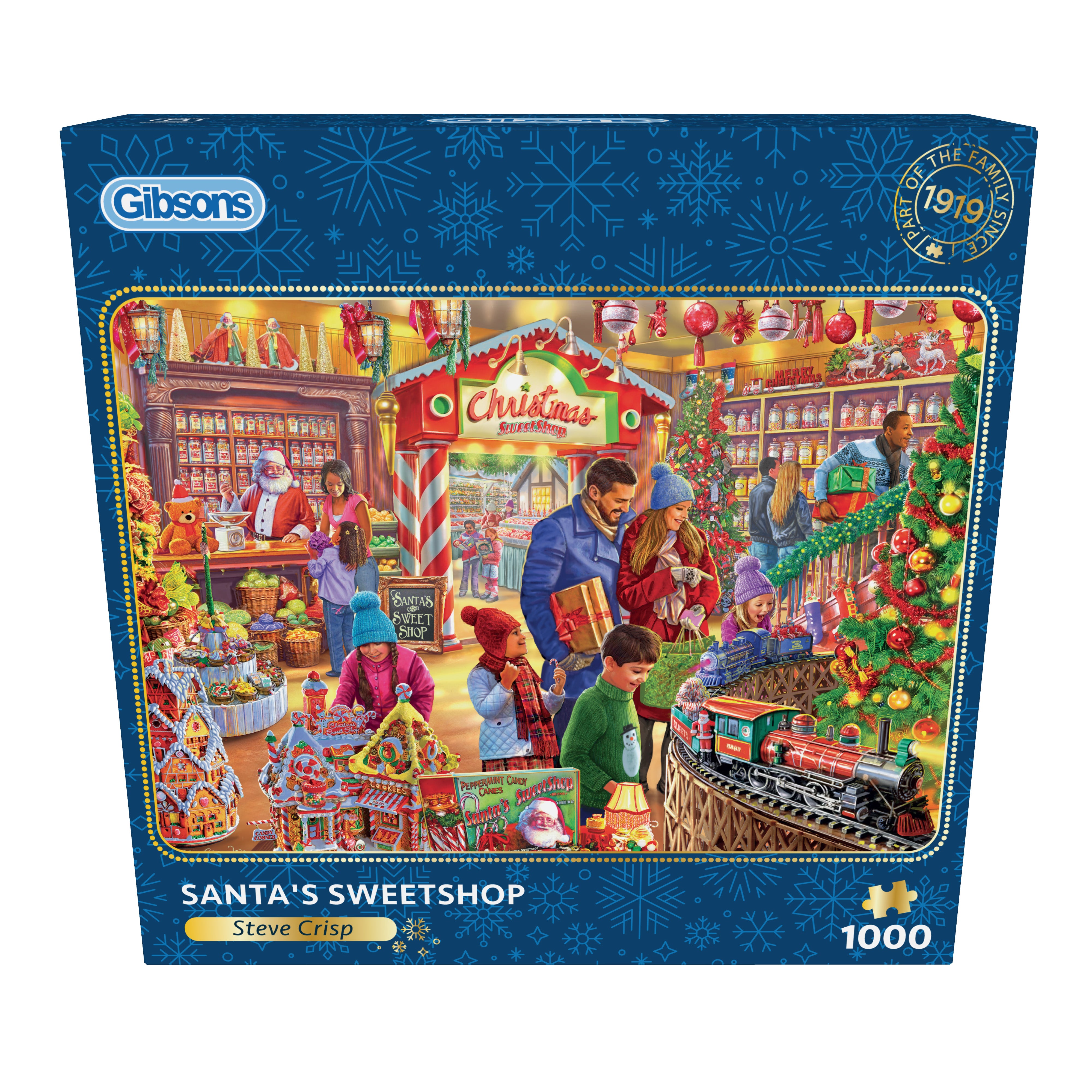 Santa's Sweetshop 1000 Piece Jigsaw Puzzle Gibsons