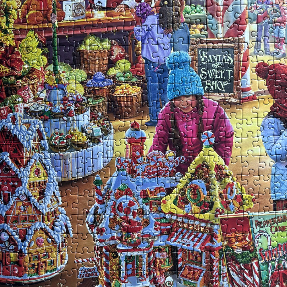 Santa's Sweetshop 1000 Piece Jigsaw Puzzle Gibsons