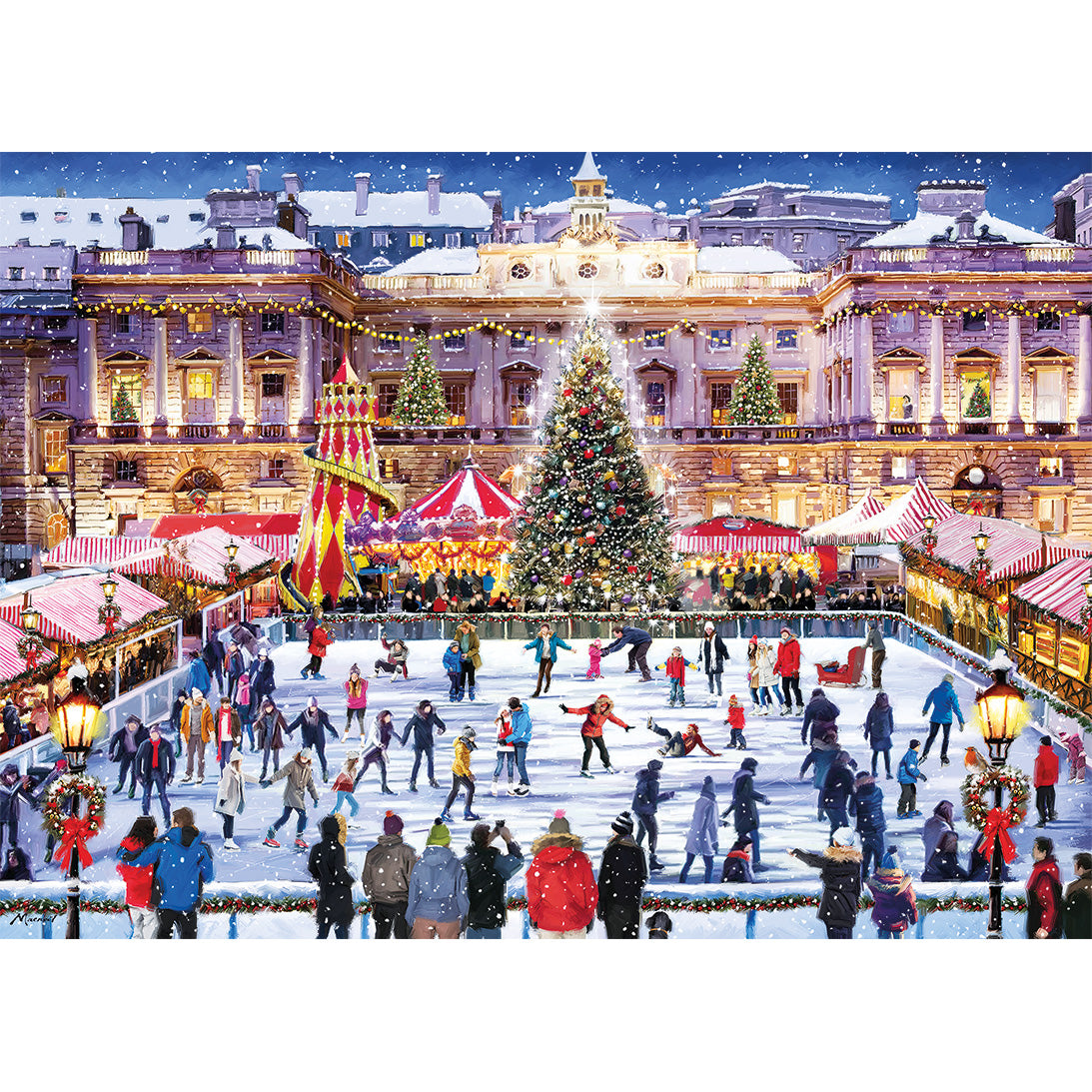 Skating at Somerset House 1000 Piece Jigsaw Puzzle Gibsons
