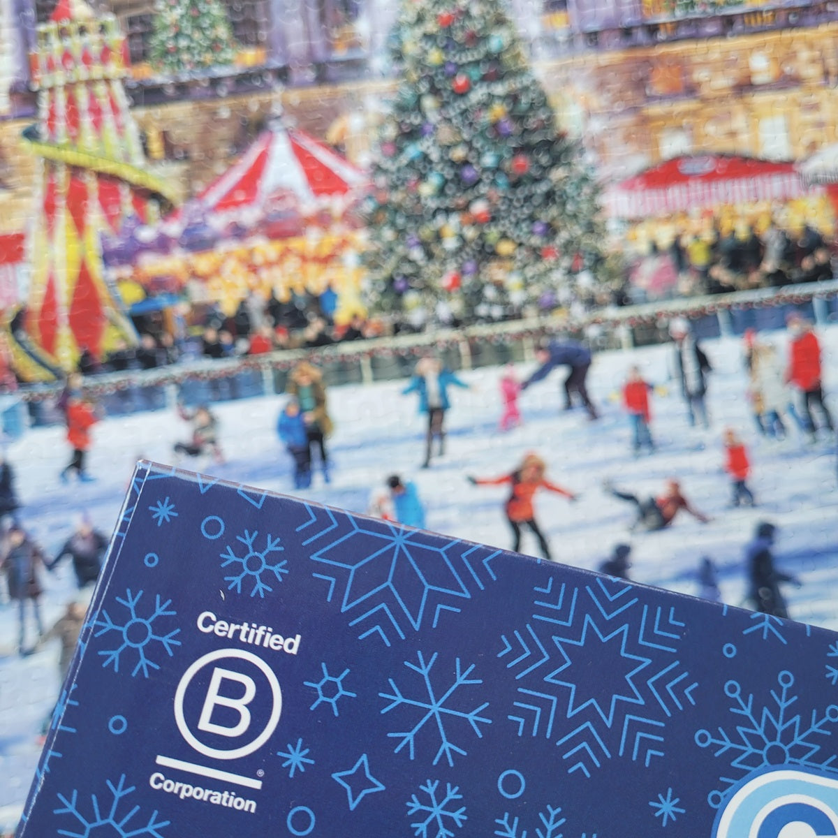 Skating at Somerset House 1000 Piece Jigsaw Puzzle Gibsons