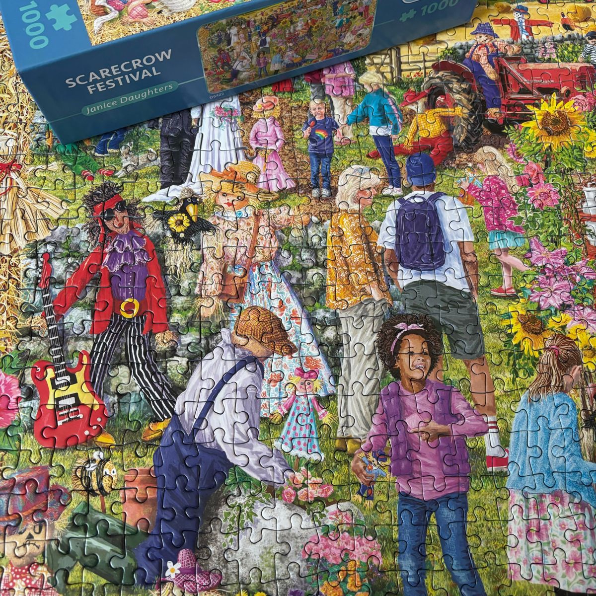 G6422 Scarecrow Festival 1000 piece puzzle janice daughters