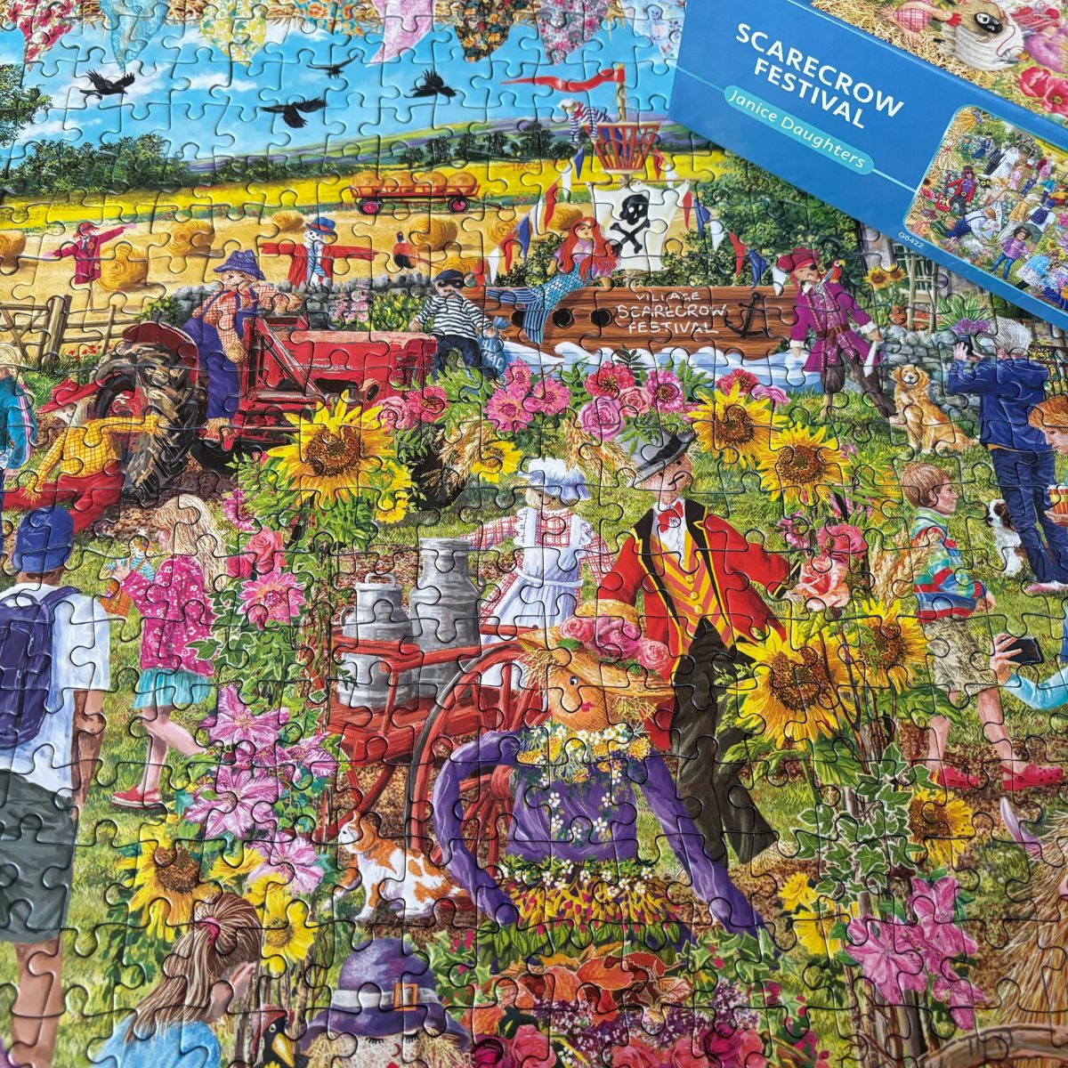 G6422 Scarecrow Festival 1000 piece puzzle janice daughters