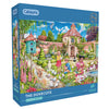 The Dovecote 1000 Piece Jigsaw Puzzle by Gibsons in blue retail box