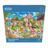 The Dovecote 1000 Piece Jigsaw Puzzle by Gibsons in blue retail box in front view