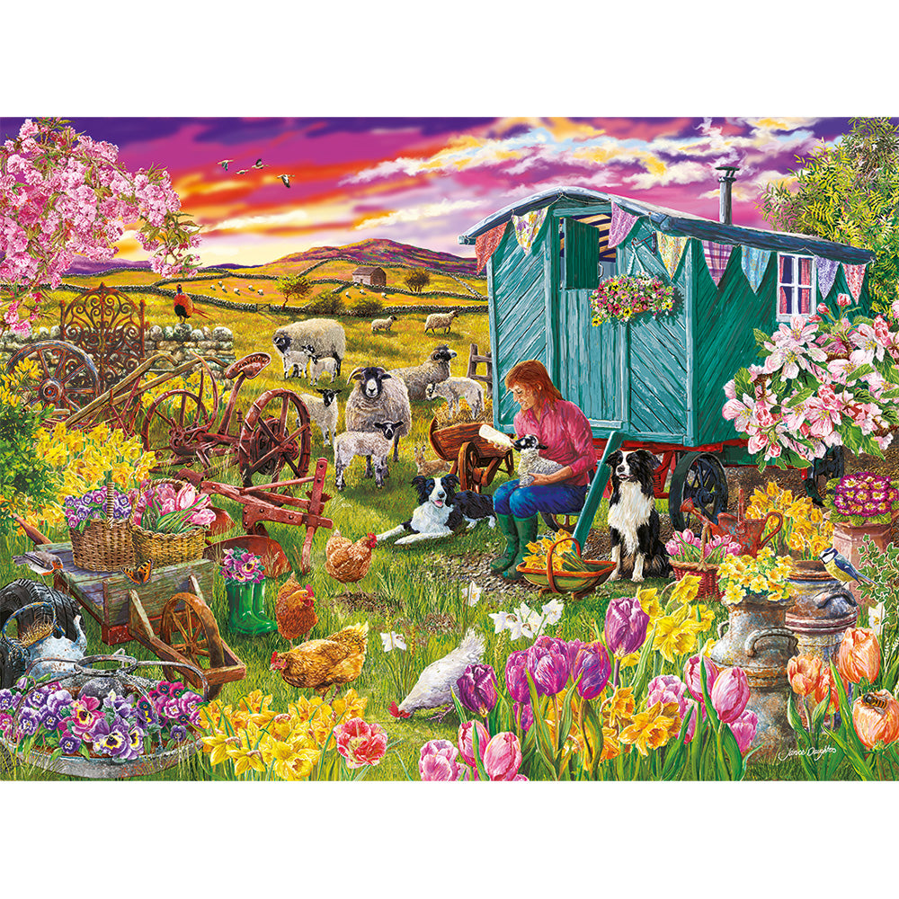 Gibsons Shepherd's Delight 1000 Piece Jigsaw Puzzle Poster
