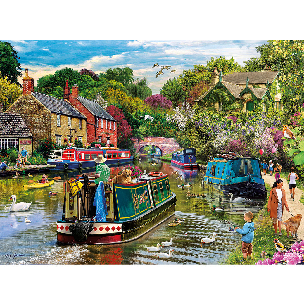 Gibsons River Retreat 1000 Piece Jigsaw Puzzle Poster