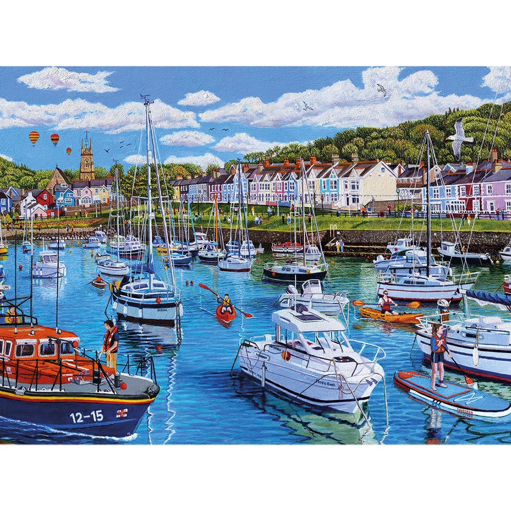 Gibsons Aberaeron Cardigan Bay Poster