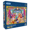 Gibsons The Glass Slipper 1000 piece jigsaw puzzle for adults in blue retail box