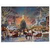 Gibsons The Christmas Festival 1000 piece jigsaw puzzle for adults made up on white background
