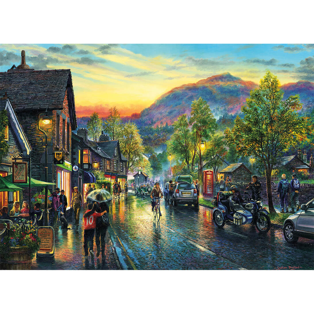 Gibsons Grasmere by Twilight 1000 Piece Jigsaw Puzzle for Adults the Poster
