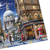 Gibsons St Paul's at Christmas 1000 piece jigsaw puzzle for adults made up detail on white background