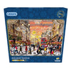 Gibsons Holiday Hustle 1000 Piece Jigsaw Puzzle for Adults in blue special box