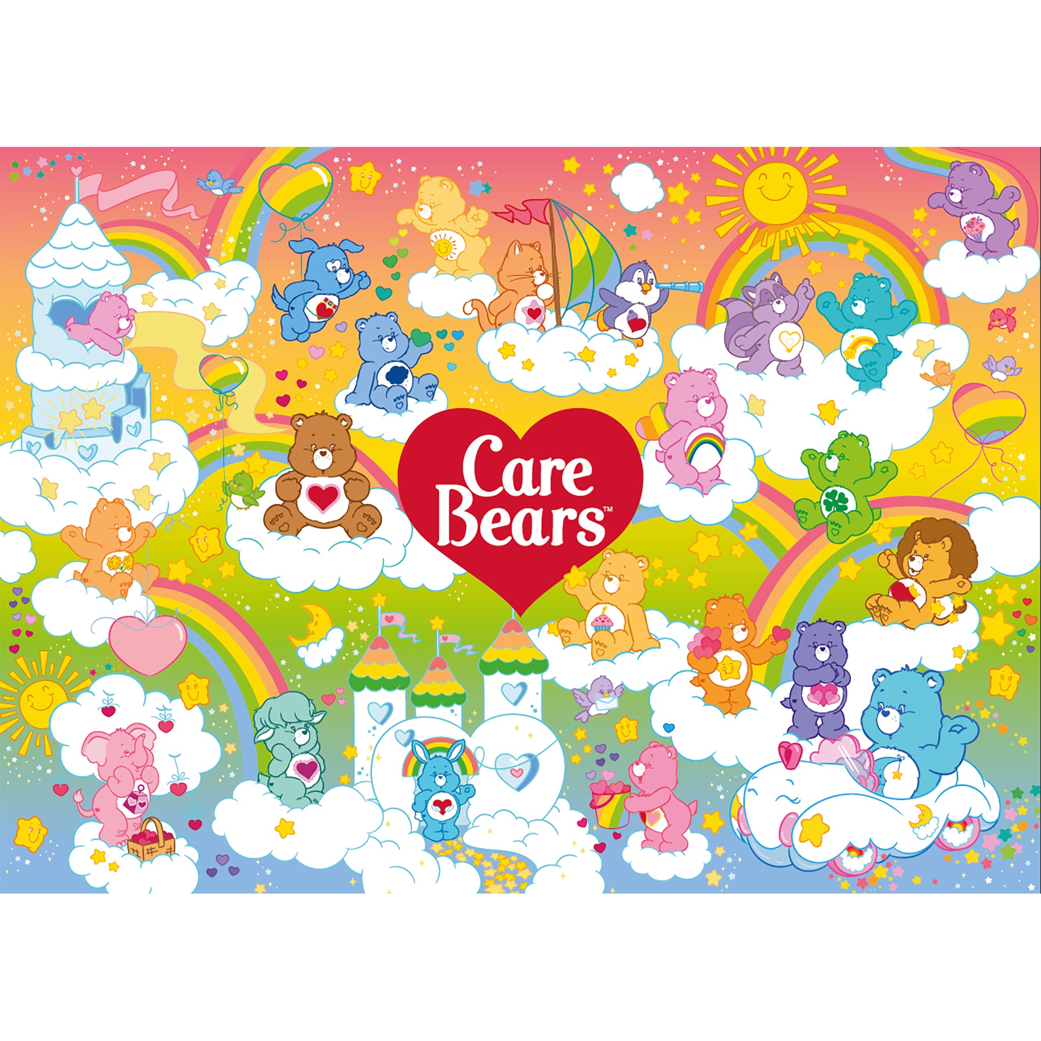 Care bears award-winning 1000 piece jigsaw puzzle by gibsons