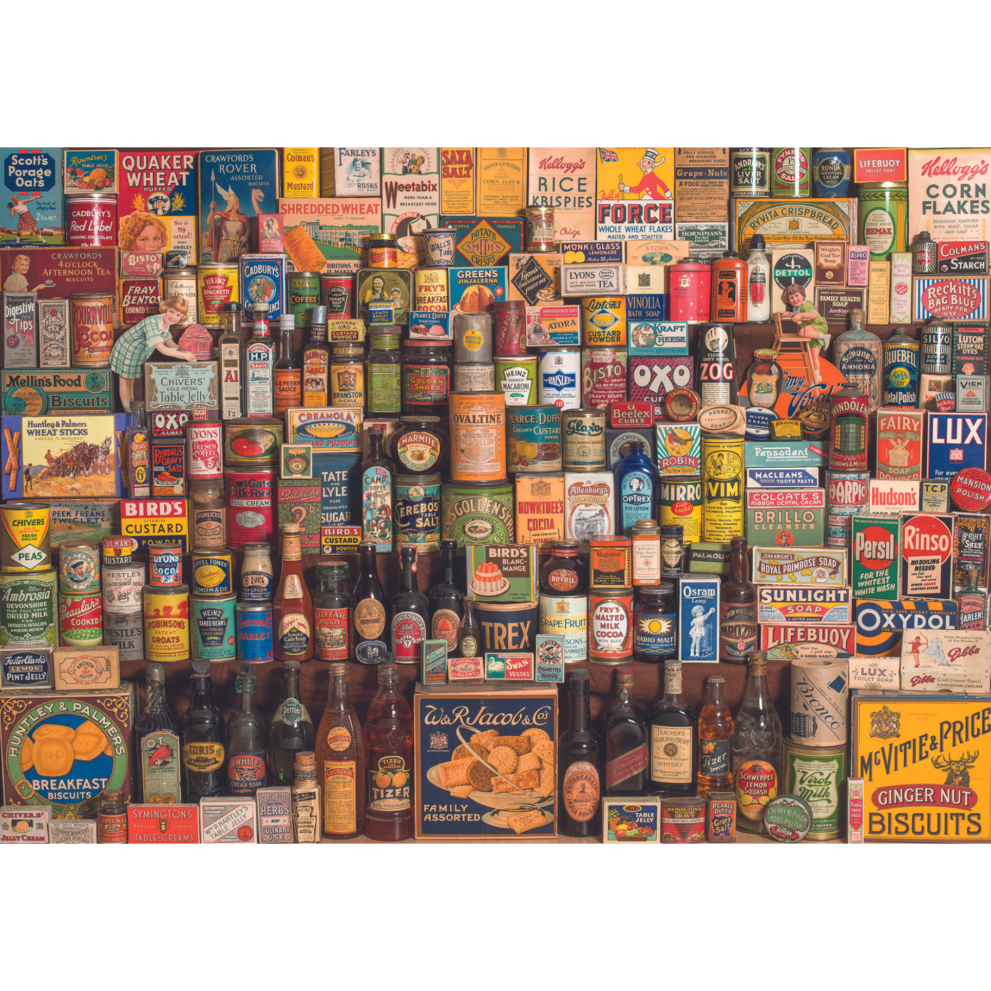 Gibsons Puzzle 1000 Pezzi: The Brands That Build Britain – Idea Regalo Per Adulti