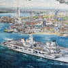 Portsmouth Flypast 1000 piece jigsaw puzzle made up detail