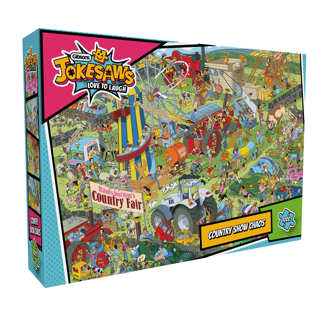 Jokesaws: Country Show Chaos 1000 piece jigsaw puzzle G7142