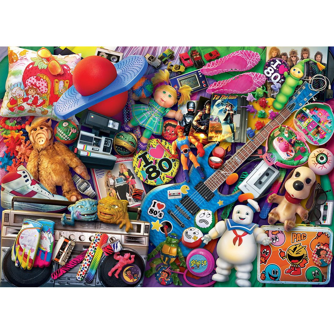 We love the 80s 1000 piece jigsaw puzzle G7145