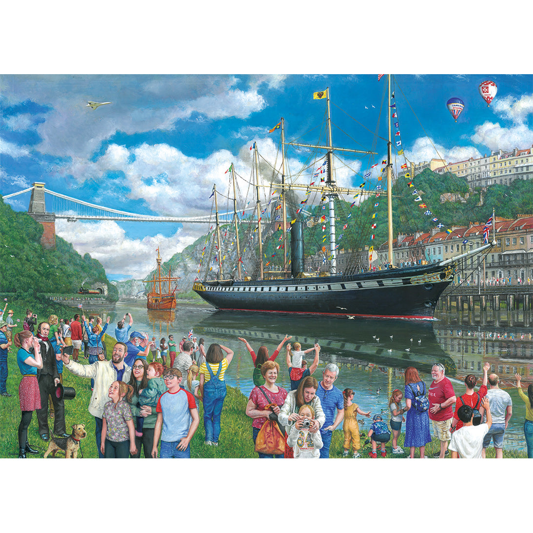 SS Great Britain An Imagined Odyssey 1000 Piece Puzzle Gibsons